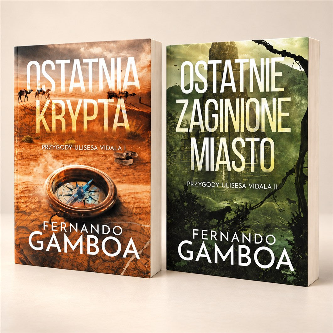 Zestaw książek: Ostatnia krypta i Ostatnie zaginione miasto Fernanda Gamboi